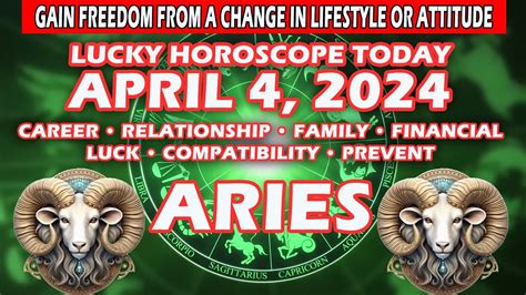 Aries ♈️😃gain Freedom From A Change In Lifestyle Or Attitude🤩 April 4