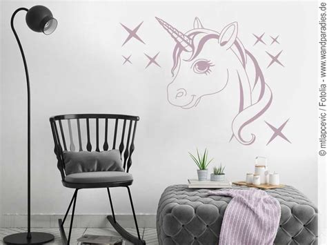 Wandtattoo Einhorn trendige Dekoidee für Wand