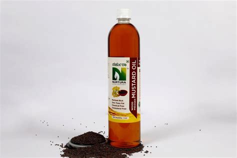 Lowers Cholesterol 1L Wood Pressed Mustard Oil For Cooking Packaging