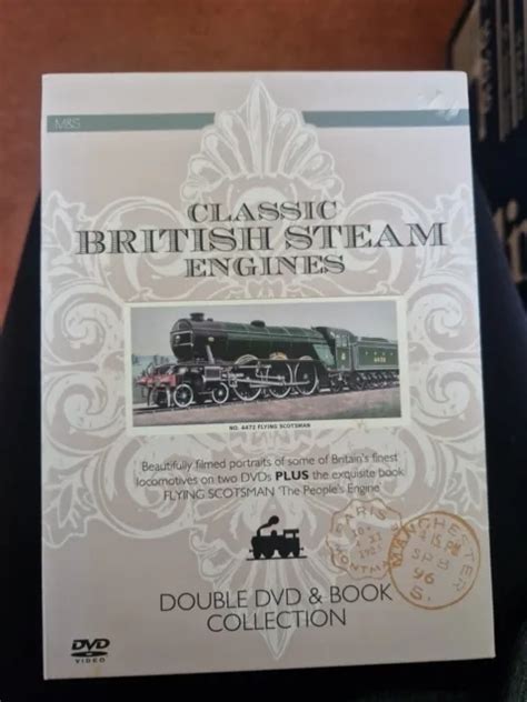 Classic British Steam Engines Double Dvd And Book Collection Flying