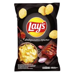 Чипсы картофельные Lays Рёбрышки гриль - «Любимый вкус чипсов Lays 😍 ...