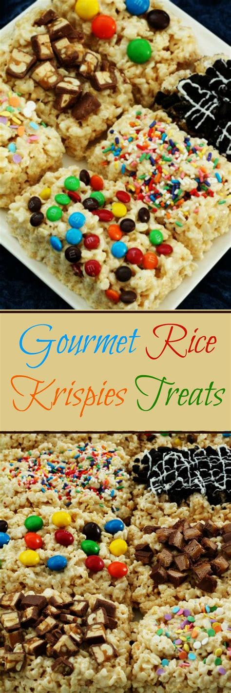 Gourmet Rice Krispies Treats My Recipe Treasures Recipe Rice Krispies Rice Recipes Rice