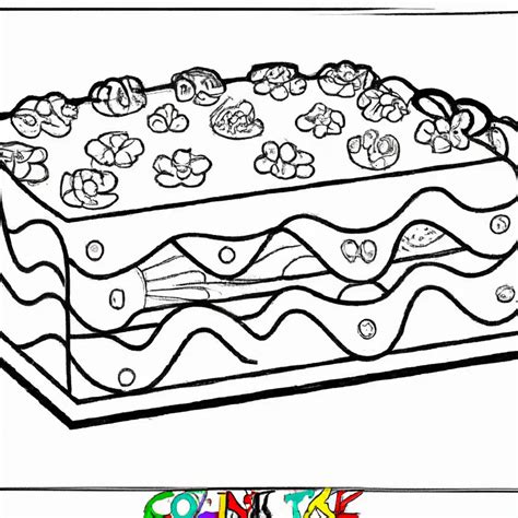 Descubra A Diversão De Colorir Uma Torta 70 Desenhos Para Você