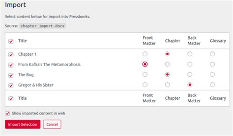 Bring Your Content Into Pressbooks Pressbooks User Guide