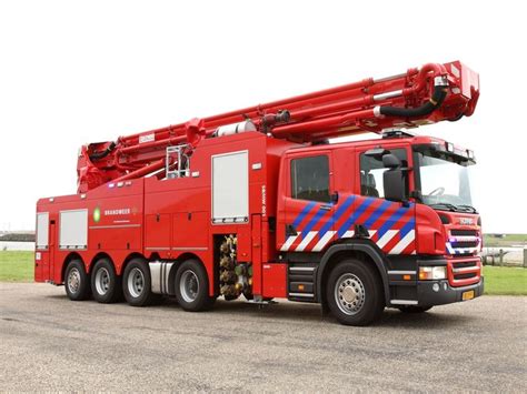 Bz Jt Scania P Bronto Skylift F Hdt Se Brandweer Fire