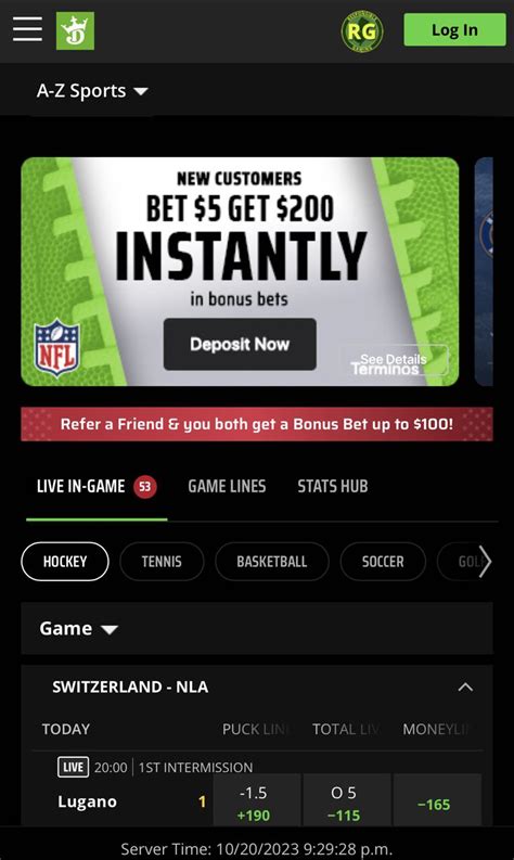 Review de l'application mobile DraftKings