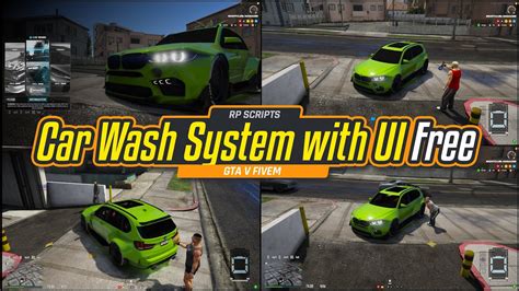 Car Wash System With Ui Free Script Gta V Fivem Youtube