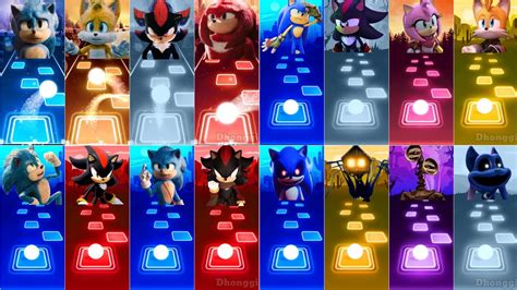 Megamix Sonic Tails Shadow Knuckles Sonic Prime Amy Rose