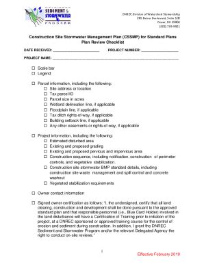 Fillable Online Division Of Watershed Stewardship Dnrec Alpha Fax