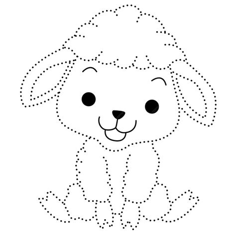 Premium Vector | Sheep patchwork draw cartoon doodle kawaii anime ...