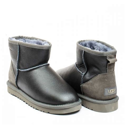 Ugg Mens Classic Mini Metallic Grey купить в Москве