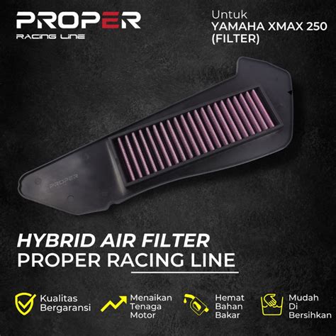 Jual Proper Racing Line Paket Filter Udara Semi Racing Yamaha Xmax