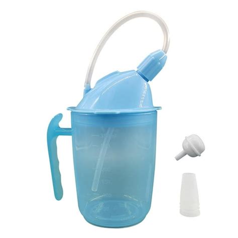 Elderly Sippy Cup 350ml Spill Proof Cups For Adults Drinking Cup Handicapped Accessories For