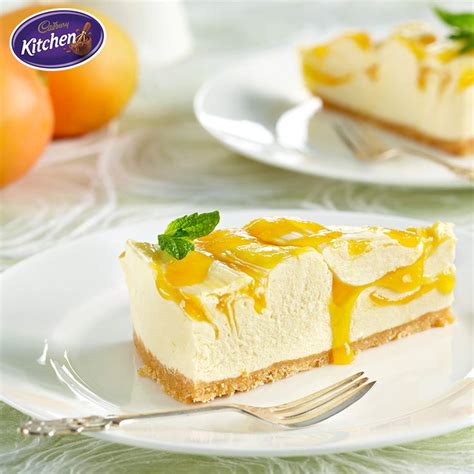 White Chocolate Mango Swirl Cheesecake Recipe White Chocolate Recipes Cadbury Recipes