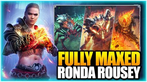 She Destroyed The Clan Boss Ronda Rousey Champion Spotlight Raid