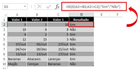 Operadores E Fun Es L Gicas No Excel Guia Completo Engenheira Do Excel