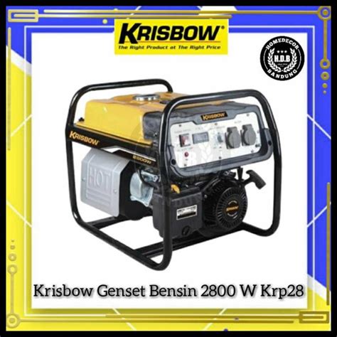 Jual Krisbow Genset Bensin 2800 W Krp28 Generator Bensin 2800 Watt