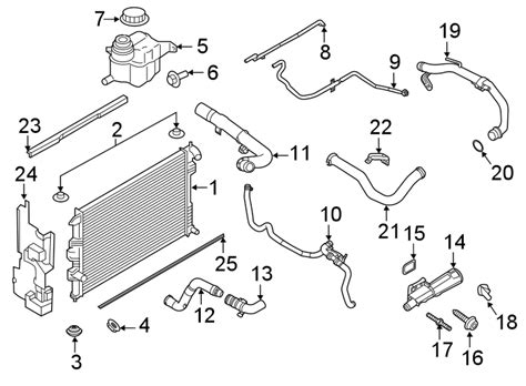 Ford Explorer Engine Coolant Bypass Hose K2gz8597a Lakeland Ford Online Parts Lakeland Fl