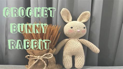 Crochet Cute Bunny Rabbit Free Pattern Beginner Tutorial Amigurumi