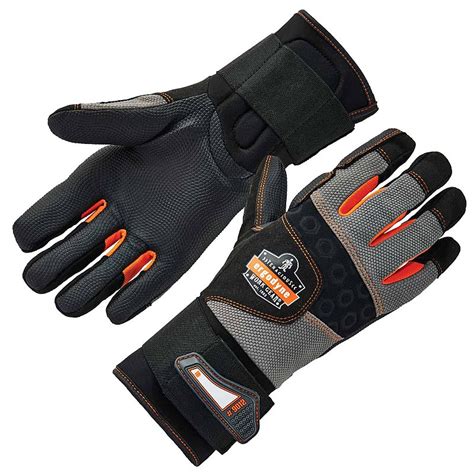 Ergodyne Anti Vibration Wrist Support Gloves Uk