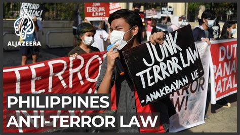 Philippines Lawyers Protest Against Anti Terror Bill YouTube