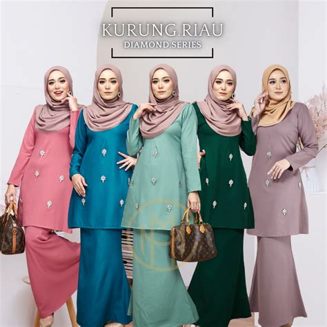 Kurung Riau Ver Diamond Series Saiz Xs Sehingga Plus Size Xl