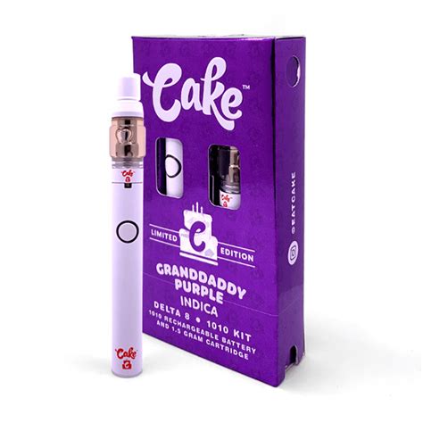 Cake Delta 8 1010 Kit Battery Cartridge 1 5g Grandaddy Purple