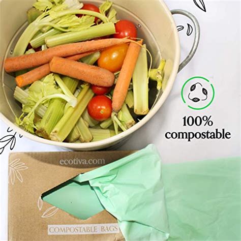 Gallon Compostable Trash Bags Pack Biodegradable Trash Bags