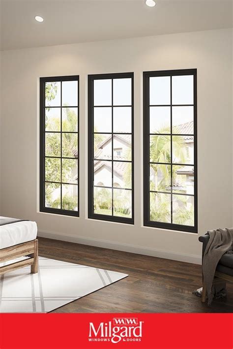 Black Vinyl Windows | Modern window design, Modern windows, Interior windows