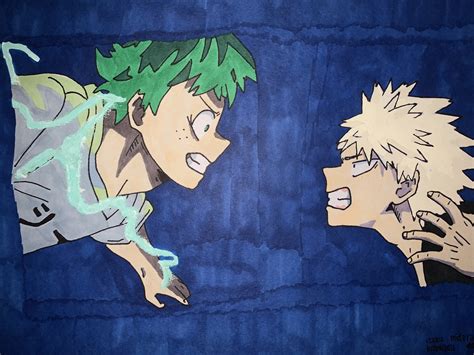 Deku And Bakugo Demi Illustrations Art Street