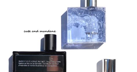 Cute and Mundane: Prada Amber Pour Homme Intense fragrance set (2013) review