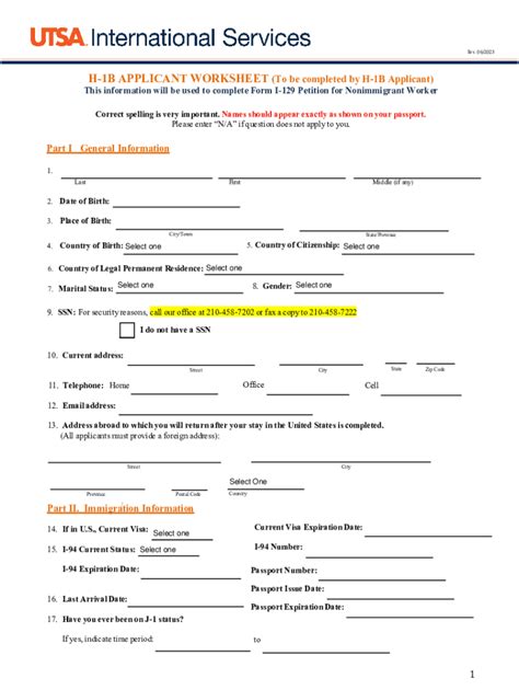 Fillable Online Learn How To Fill The I 129 Form H1B Petition For A