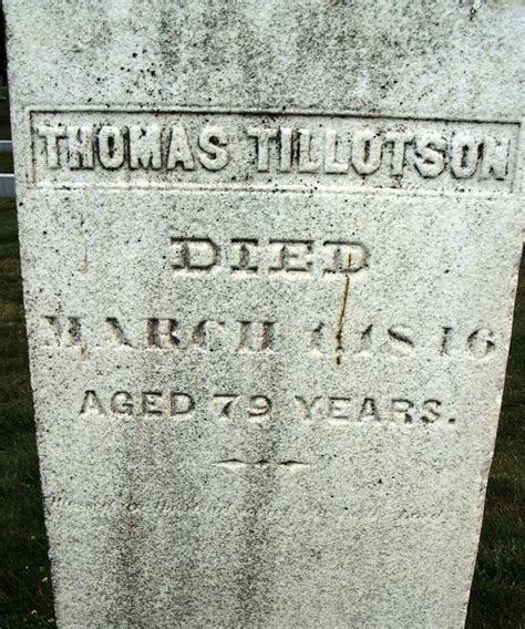 Thomas Tillotson 1766 1846 Find A Grave Memorial