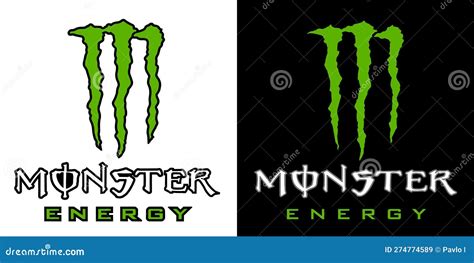 Kiev Ukraine April 11 2023 Set Monster Energy Drink Icons