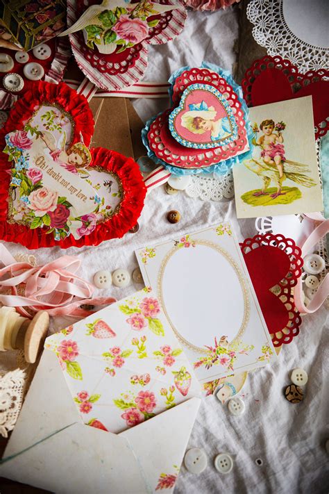 How To Make Victorian Valentines Day Cards Vintage Paper Crafting — Under A Tin Roof