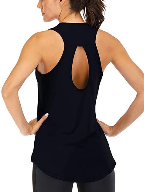 Yoga Tops For Women Loose Fit Workout Tank Tops Wf Shopping