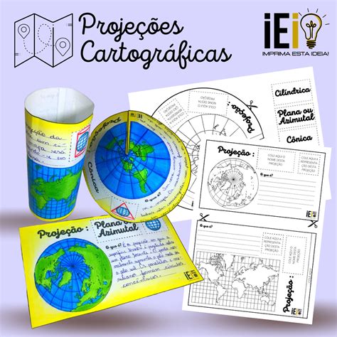 Projeções Cartográficas Imprima esta Ideia