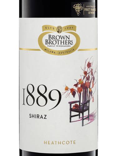 Brown Brothers 18 Eighty Nine Shiraz Vivino Us