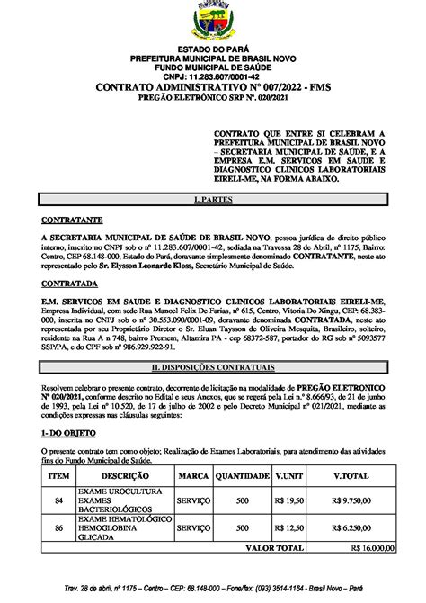 CONTRATO 007 2022 E M SERVIÇOS ASS 1 1 Prefeitura Municipal de