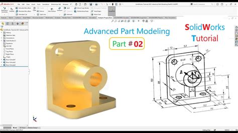 SolidWorks Tutorial 2021 Advanced Part Modeling Part 02 YouTube