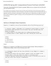 CFSummer2021MidTerm Pdf CFSummer2021MidTerm Md 6 16 2021 CS365 765