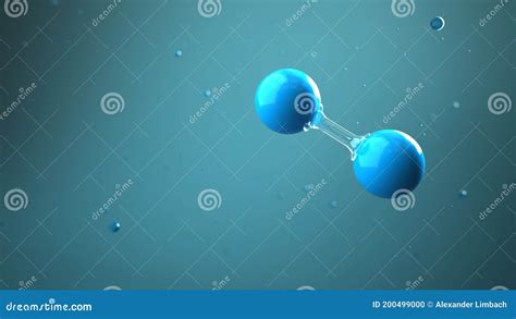 H2 Hydrogen Molecule Stock Illustration Illustration Of Molecules