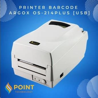 Jual Argox OS 214PLUS USB Printer Barcode Cetak Label Aalamat Resi