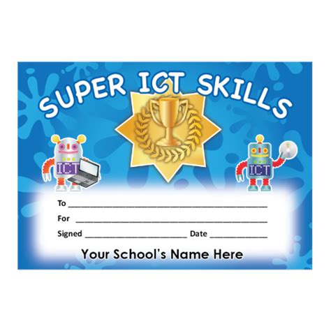 ICT Primary Certificate Set 3 | Stickers for Teachers