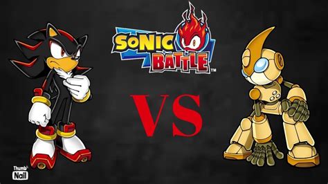 Sonic Battle Shadow Vs Emerl YouTube