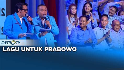 Andre Sule Bawakan Lagu Untuk Prabowo Youtube