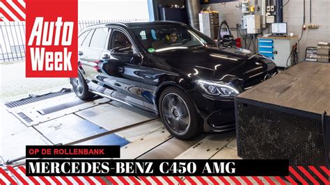 Op De Rollenbank Mercedes Benz C Amg Youtube