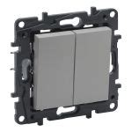 Legrand Interruptor Comutador Escada Duplo S Rie Nilo Step Alum Nio