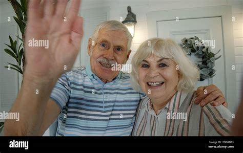 Mature Woman Using Webcam High Resolution Stock Photography And Images Alamy