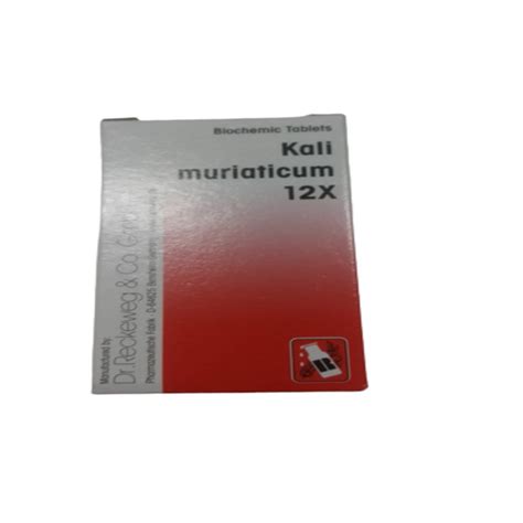 Buy Dr Reckeweg Kali Muriaticum 12x Tablet 20 Gm Online At Best Price